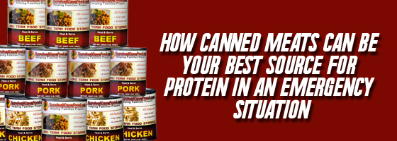Canned Meats can be your best source of protein